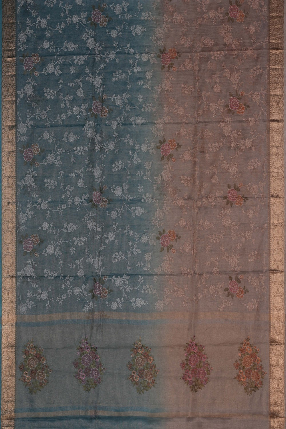 Image of Tissue Kota Embroidery Saree